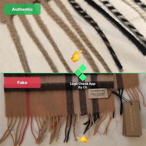 burberry real vs fake scarf